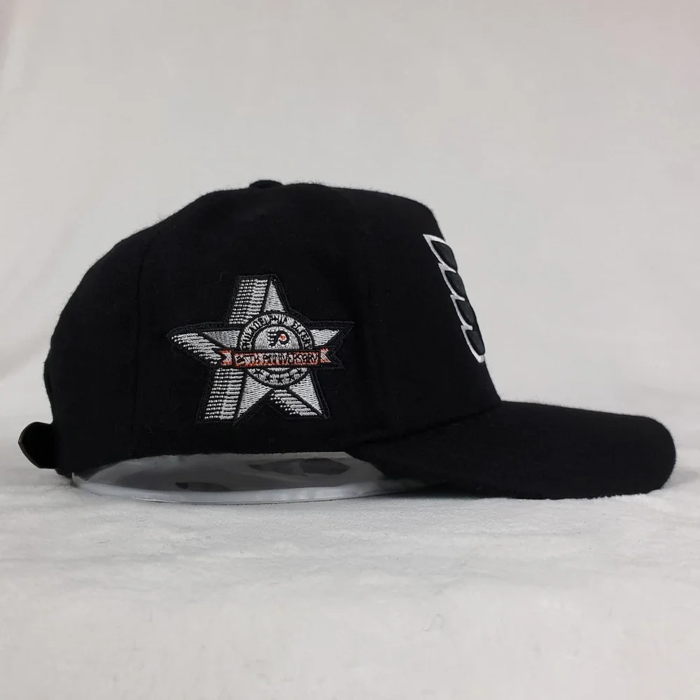 Philadelphia Flyers Mitchell & Ness NHL Pro Fit Snapback Hat Cap 3D Logo NWT‎